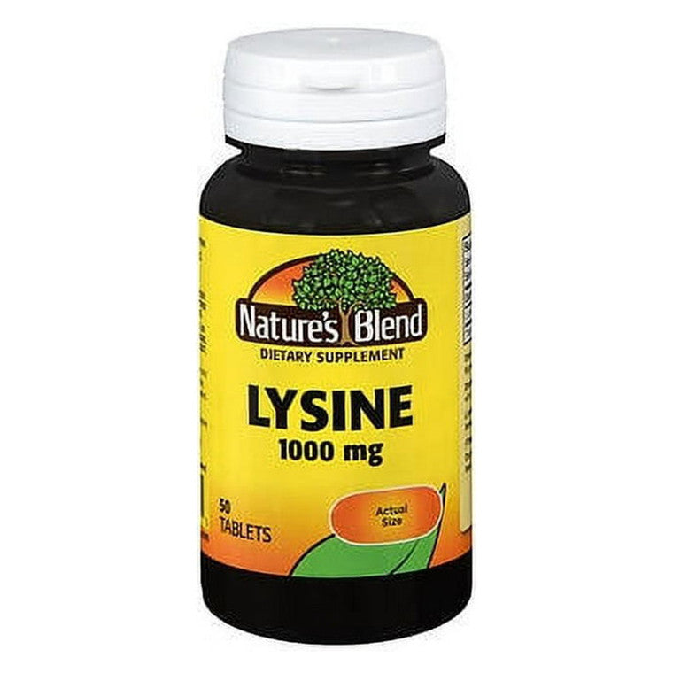Nature's Blend Nature's Blend Lysine, 1000 Mg, 50 Tabs Vitamins & Supplements