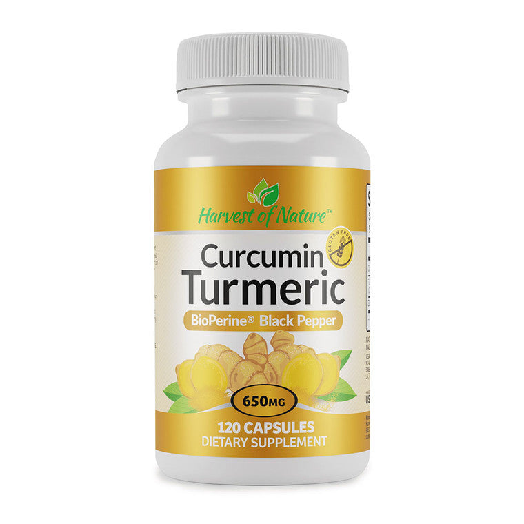 Harvest of Nature Harvest of Nature® Curcumin Turmeric – 650 MG – Capsules Health & Beauty