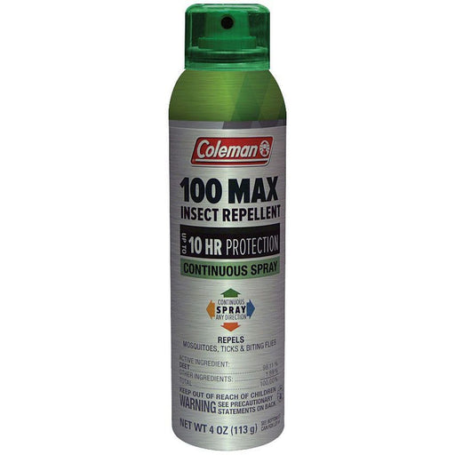 Coleman Coleman  Insect Repellent 100 Deet Max Spray 4 Oz Repellents