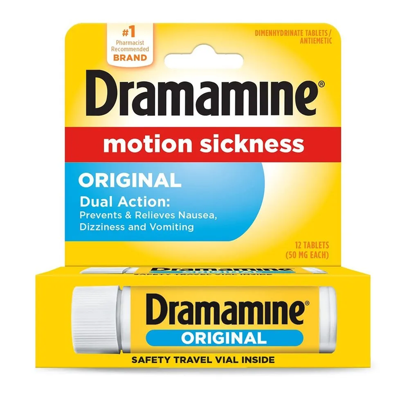 Dramamine Dramamine Tablets Original Formula 50 Mg Motion Sickness Relief Health & Beauty