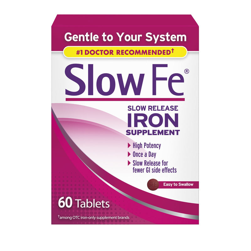 Slow Fe Slow Fe 2 Pack - Release Iron Tablets 60 ct Vitamins & Supplements