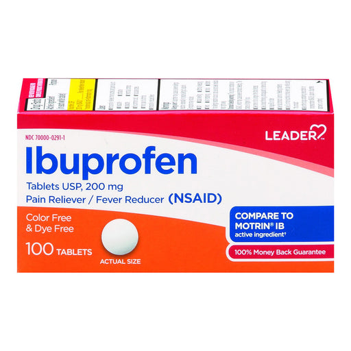 Leader Leader Ibuprofen, 200 Mg, Tablets Medicine & Drugs