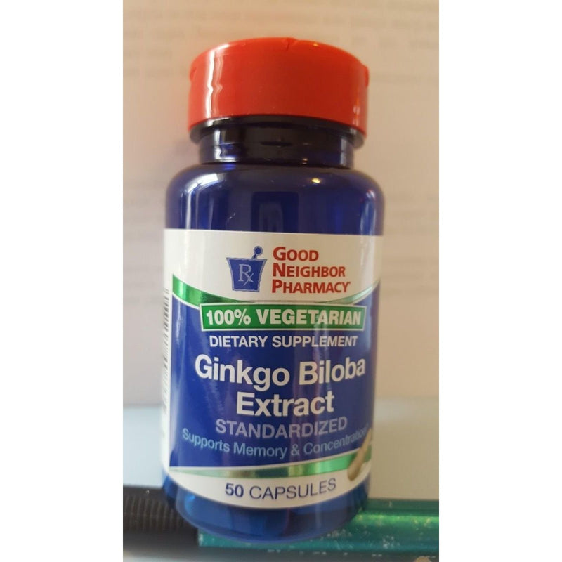 Good Neighbor Pharmacy Good Neighbor Pharmacy GNP Ginkgo Biloba Extract, 50 Capsules Fitness & Nutrition