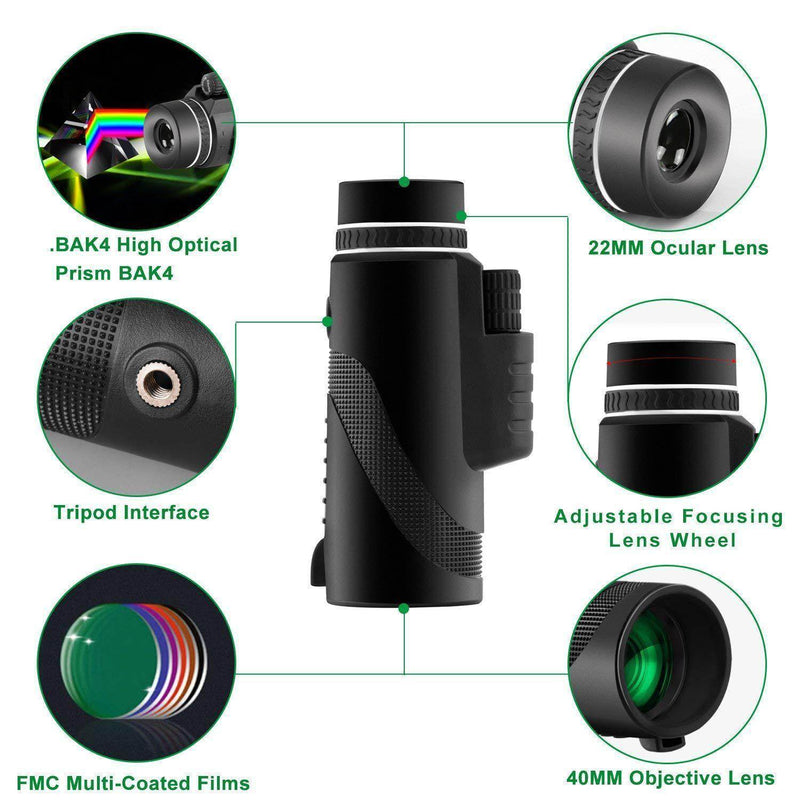 SmartPursue™ Handheld monocular telescope Mini Binoculars