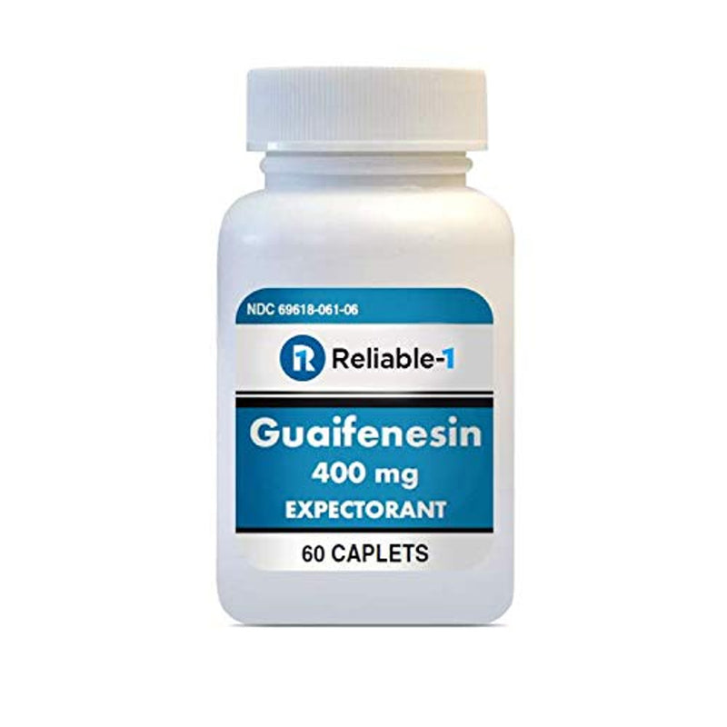 Reliable 1 Guaifenesin Expctrn Tabs  400 Mg  60 Ct Vitamins & Supplements