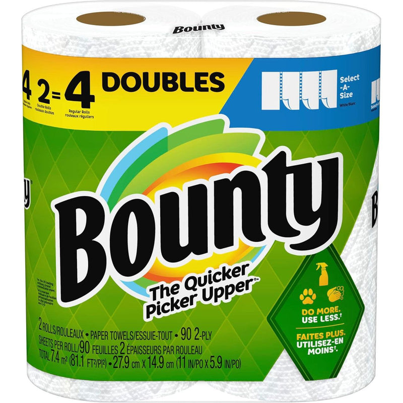 Bounty Bounty Select-a-size Paper Towels 2 Double Rolls White Paper Towels