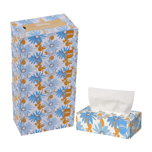 Kleenex Kleenex Trusted Care Facial Tissues Flat Box 2 Ply Facial Tissues White Smoke