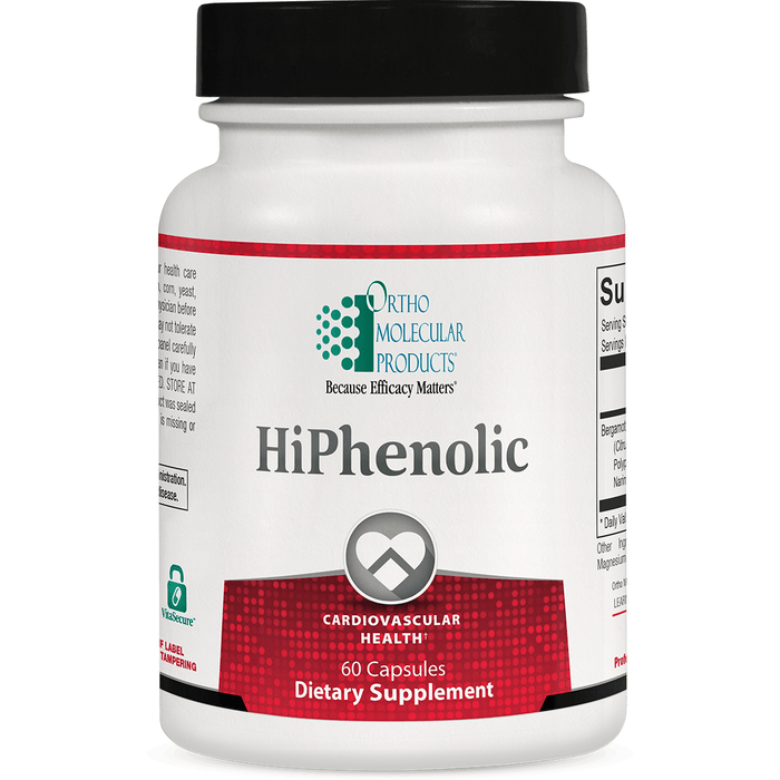 Ortho Molecular Products HiPhenolic Dietary Supplement 60 Capsules