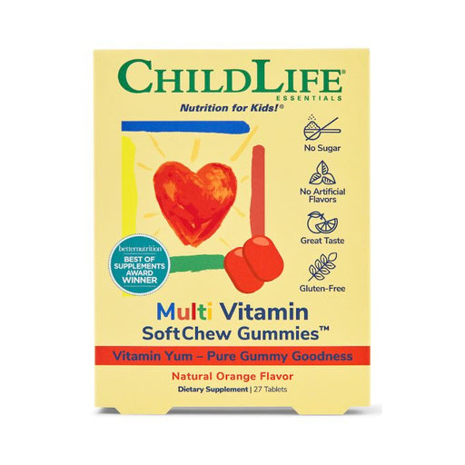 ChildLife ChildLife® Essentials Multi Vitamin & Mineral – Natural Orange Flavor (Soft Melt Tablets) Vitamins & Supplements