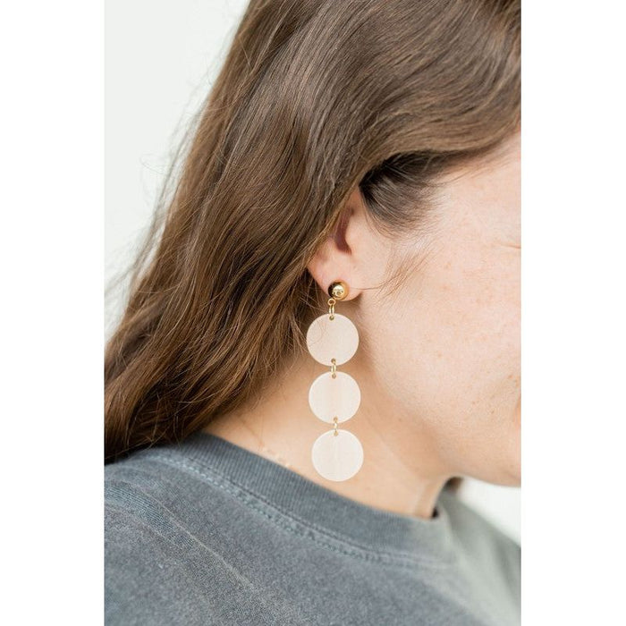 Elle Earrings - Linen