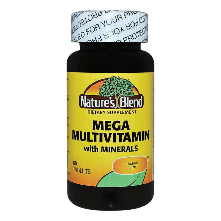 Nature's Blend Nature's Blend® Mega Multivitamin – With Minerals – 60 Tablets Vitamins & Supplements