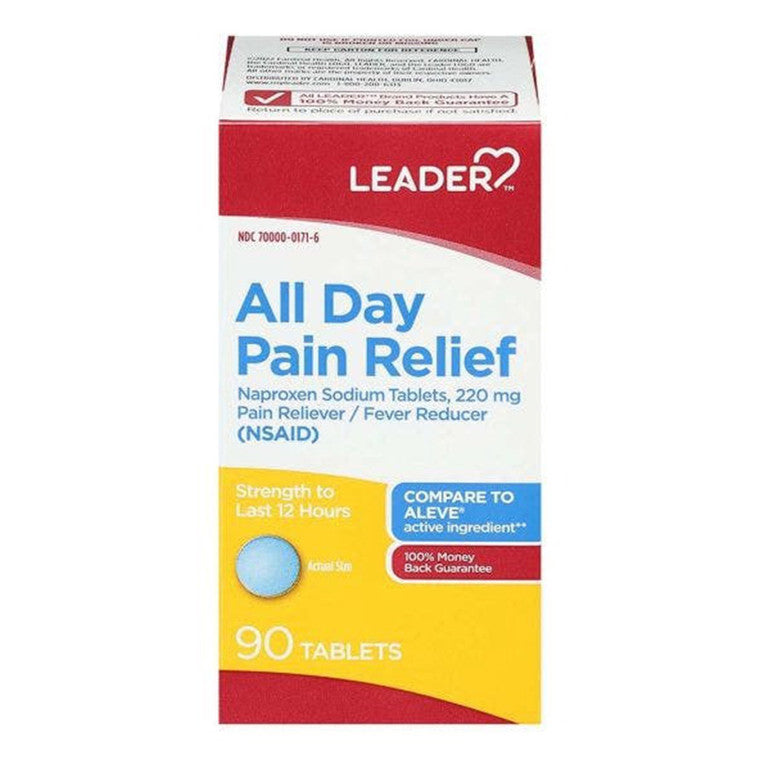 Leader Health Care Leader Health Care All Day Pain Relief Tablets Medicine Cabinets