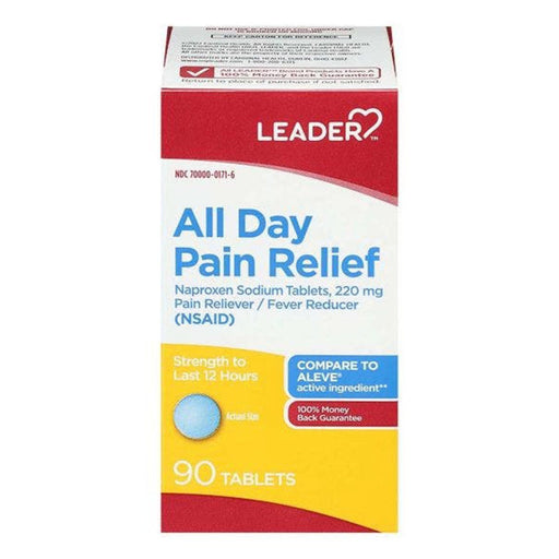 Leader Health Care Leader Health Care All Day Pain Relief Tablets Medicine Cabinets