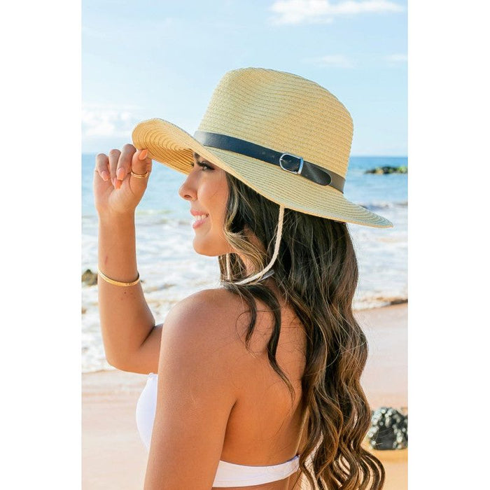 Drawstring Panama Hat