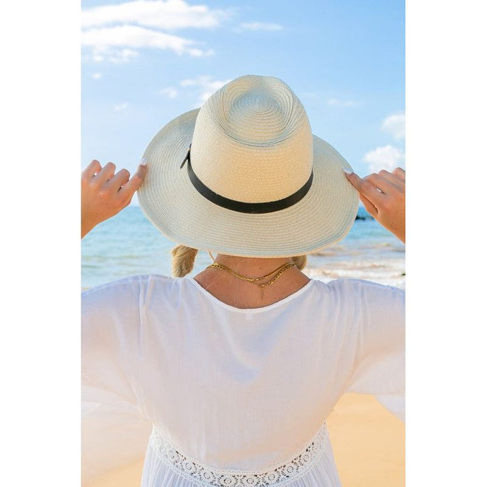 Drawstring Panama Hat