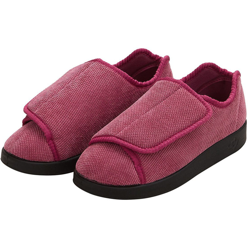 Silverts Silverts Slippers - Dusty Rose, 6 / 2X-Wide Shoes