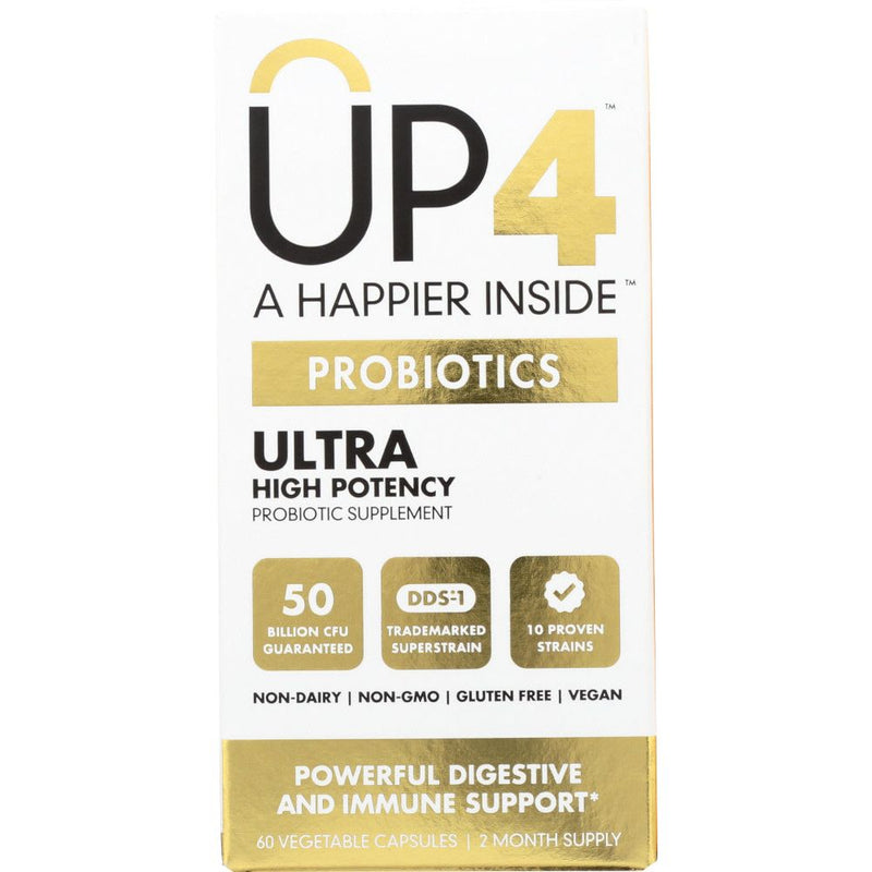 UP4 UP4 Probiotics - DDS1 Ultra - 60 Vegetarian Capsules Vitamins & Supplements White Smoke