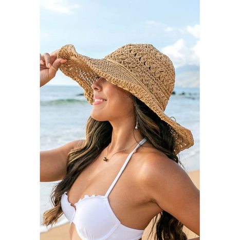 Woven Straw Sunhat