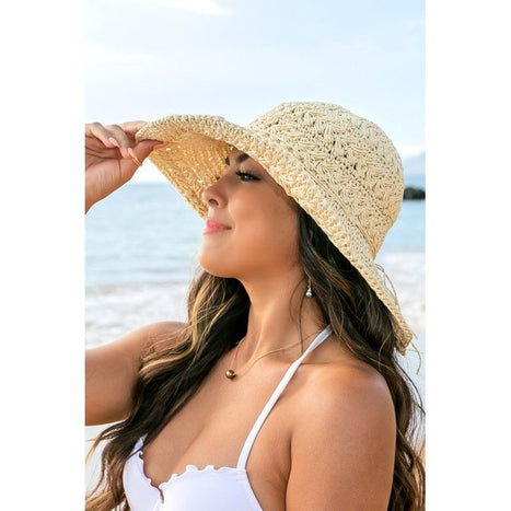 Woven Straw Sunhat