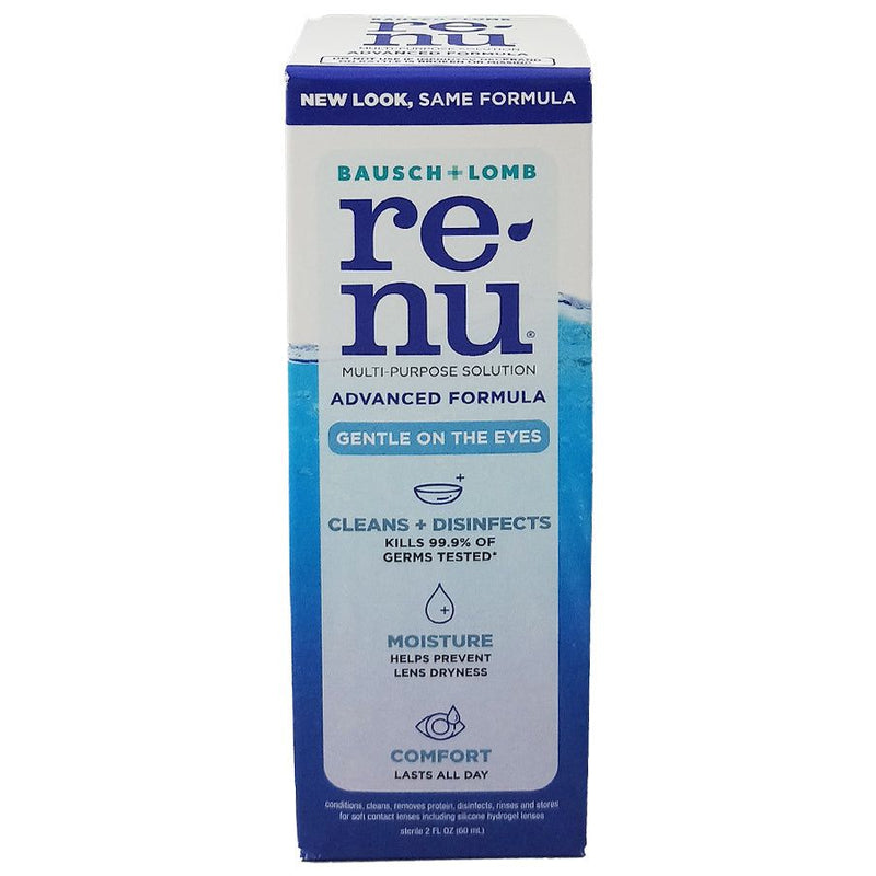 ReNu ReNu Advanced Formula Multi-purpose Solution 2 Fl Oz Health & Beauty Gray