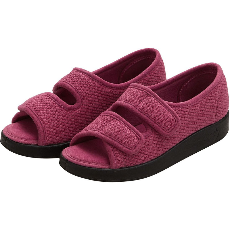 Silvert s Silvert s Womens Easy Closure Sandal For Indoors & Outdoors Rose Petal Medical Supplies