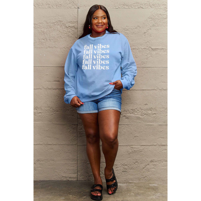 Simply Love FALL VIBES Graphic Sweatshirt