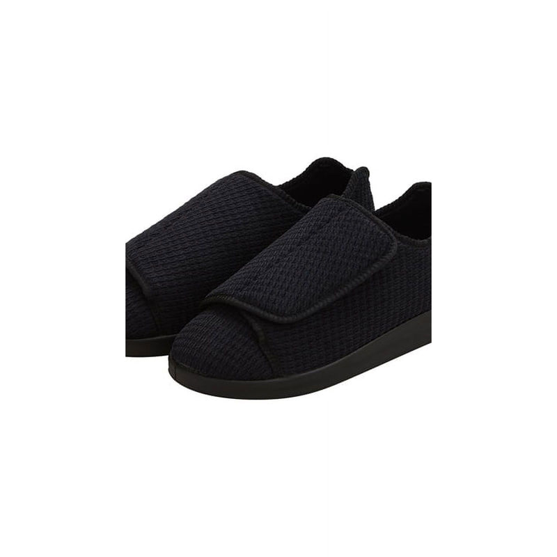 Silverts Silverts Slippers - Black, Size 9 / 2X-Wide Shoes