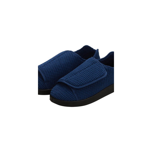 Silvert s Silvert s Men’s Double-Extra Wide Slip-Resistant Slippers For Seniors 10 Navy Shoes White Smoke