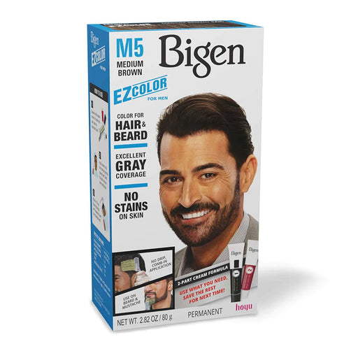 Bigen Hair Color Bigen Hair Color Ez For Men M5 Medium Brown Kit Hair Color White Smoke