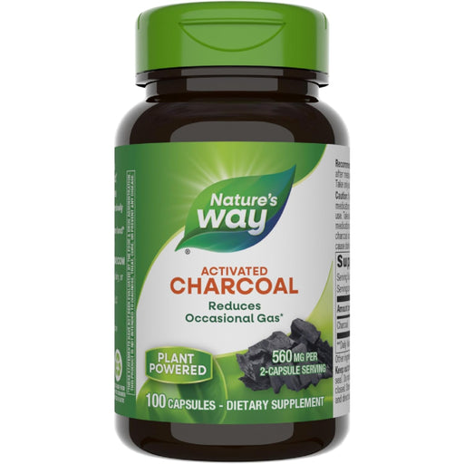 Nature's Way Nature's Way Charcoal, Activated, 560 Mg, Capsules Vitamins & Supplements