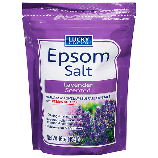 Lucky Super Soft Lucky Super Soft Epsom Salt, Lavender Scented 16 Oz Bath Salts