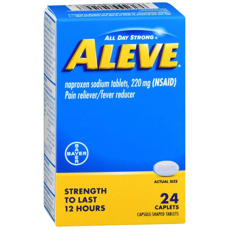 Aleve Aleve All Day Strong 220 Mg Pain Reliever/Fever Reducer 24 Caplets Health & Beauty