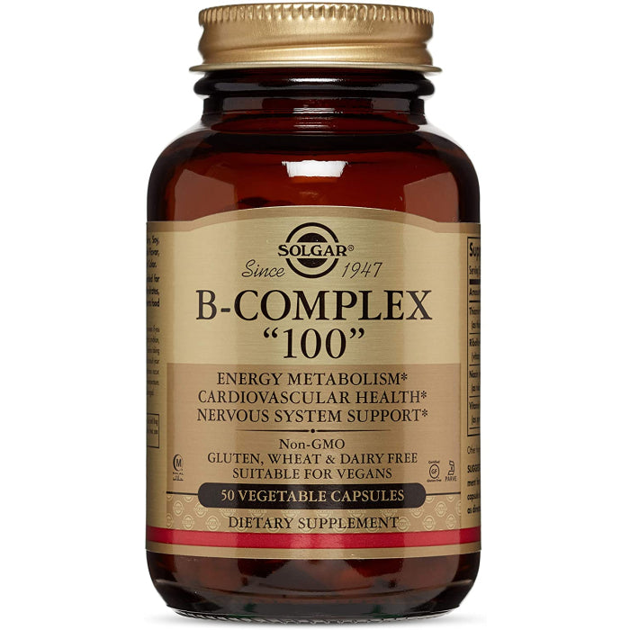 Solgar Solgar Vitamin B-Complex "100" Vegetable Capsules, 50 Vitamins & Supplements