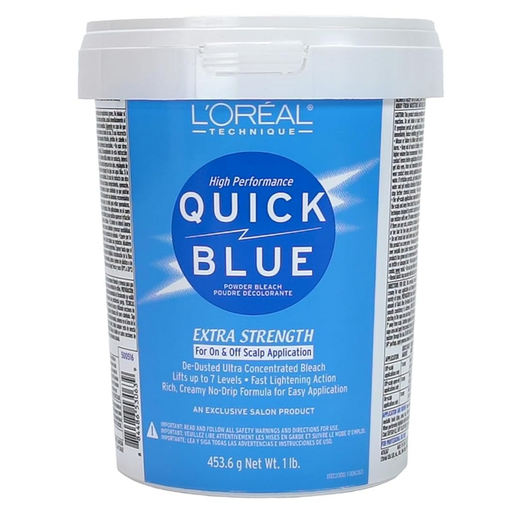 L'Oreal L'Oreal Quick Blue Powder Bleach Extra Strength, 1 Lb Bleach White Smoke