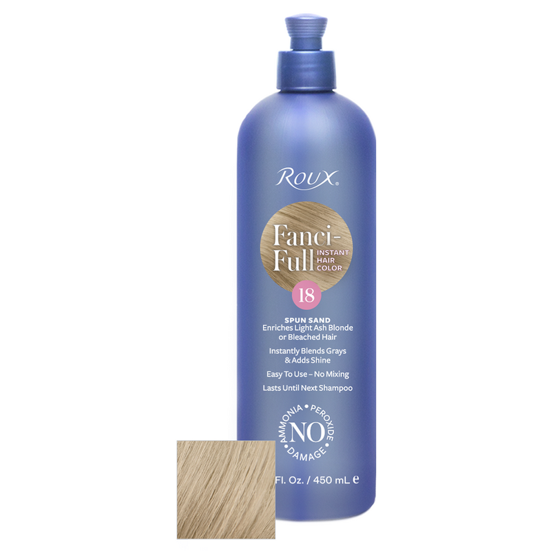 Roux Roux Fanci-Full Rinse Temporary Hair Color, Spun Sand 15.20 Oz Hair Color White Smoke