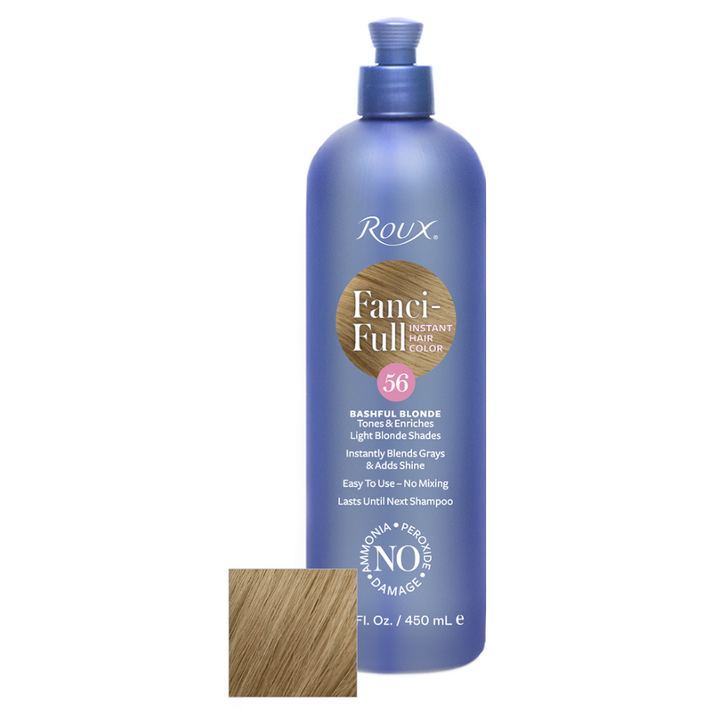 Roux Roux Fanci-Full Rinse Instant Hair Color - 56 Bashful Blonde Hair Color White Smoke