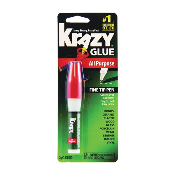 Krazy Glue Krazy Glue Super All Purpose, Fine Tip Pen Personal Care White Smoke
