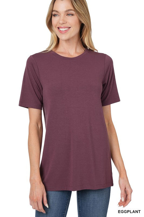 Zenana | Short Sleeve Round Neck Tee