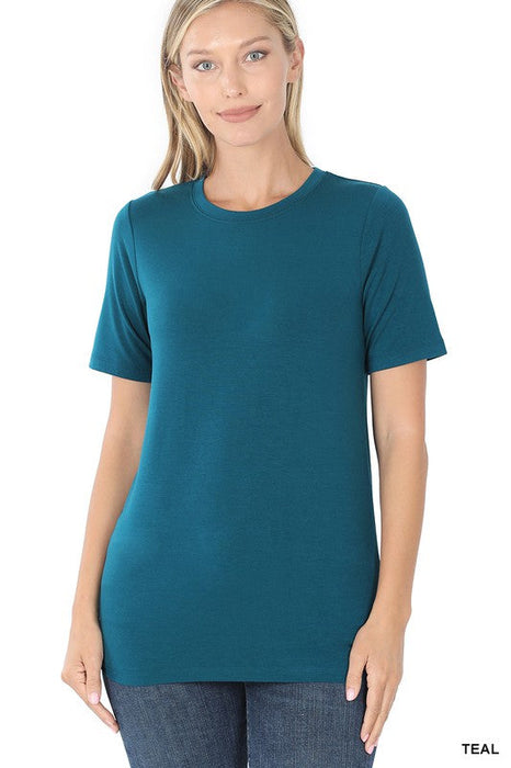 Zenana | Short Sleeve Round Neck Tee