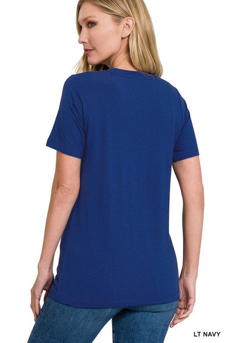 Zenana | Short Sleeve Round Neck Tee