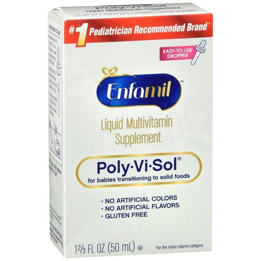 Mead Johnson USA Mead Johnson USA Pack Of 12-Poly-Vi-Sol Drop 50 Ml Drops 50 Ml By Johnson/Nutr Medicine & Drugs