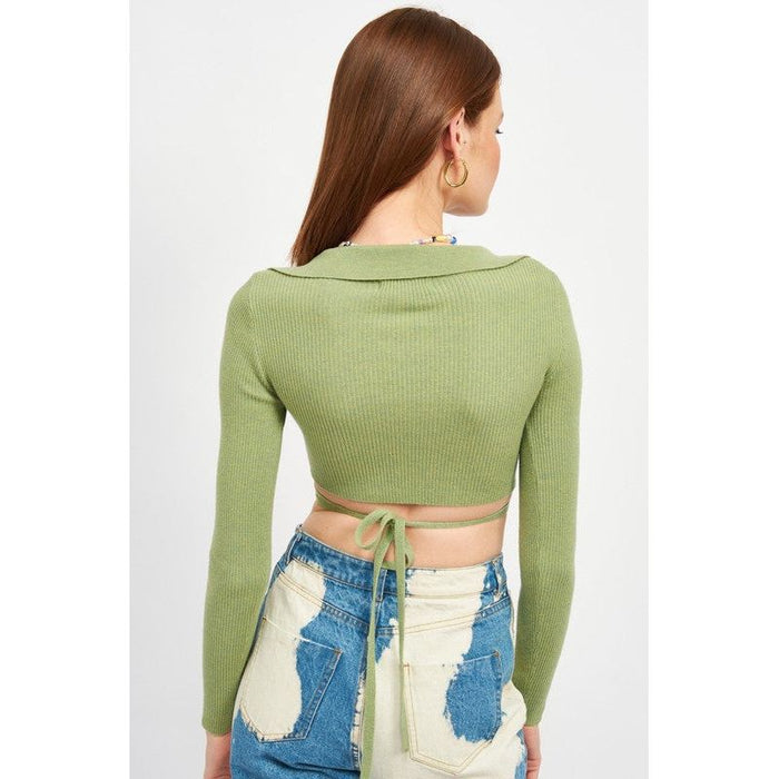 Long Sleeve Cropped Top