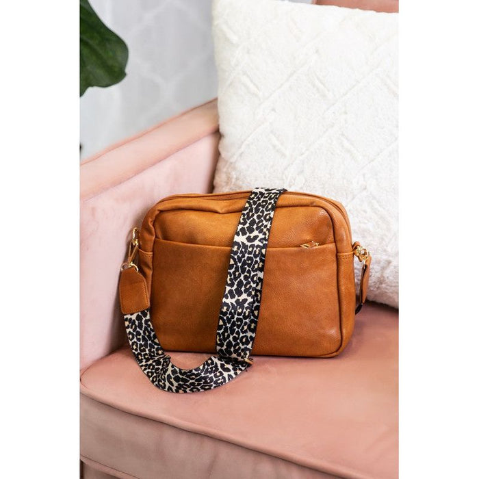 Brecklynn Crossbody Leopard Strap Handbag