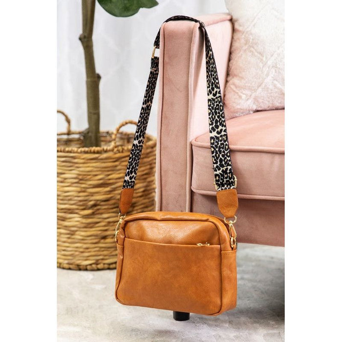 Brecklynn Crossbody Leopard Strap Handbag