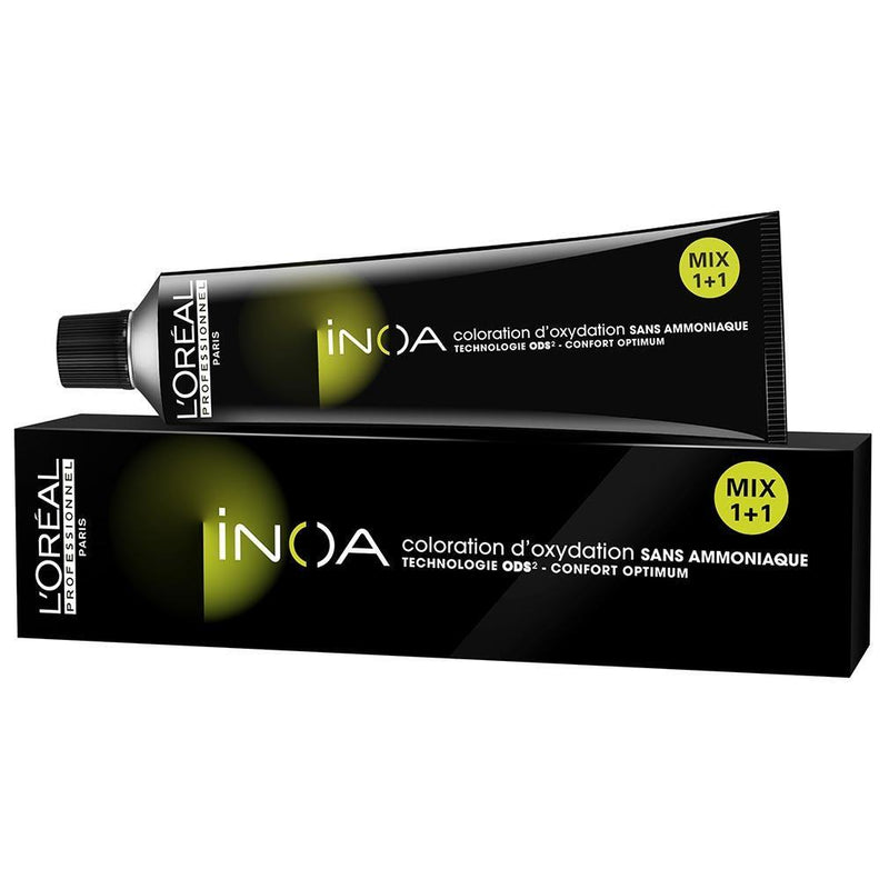 0 Loreal Professionnel Paris Inoa 5.3/5G Light Golden Brown ODS2 Ammonia-Free Permanent Haircolor 2.1 Ounce 60 Gram Hair Permanents & Straighteners Black