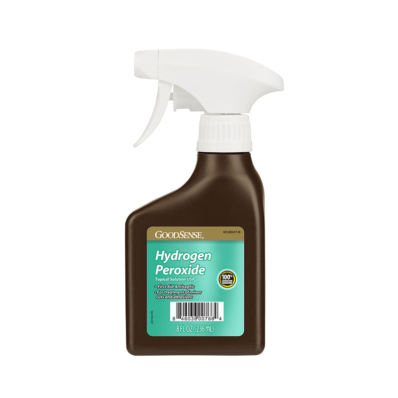 Perrigo Perrigo GoodSense 3% Peroxide With Sprayer 8 Oz Back Care White Smoke