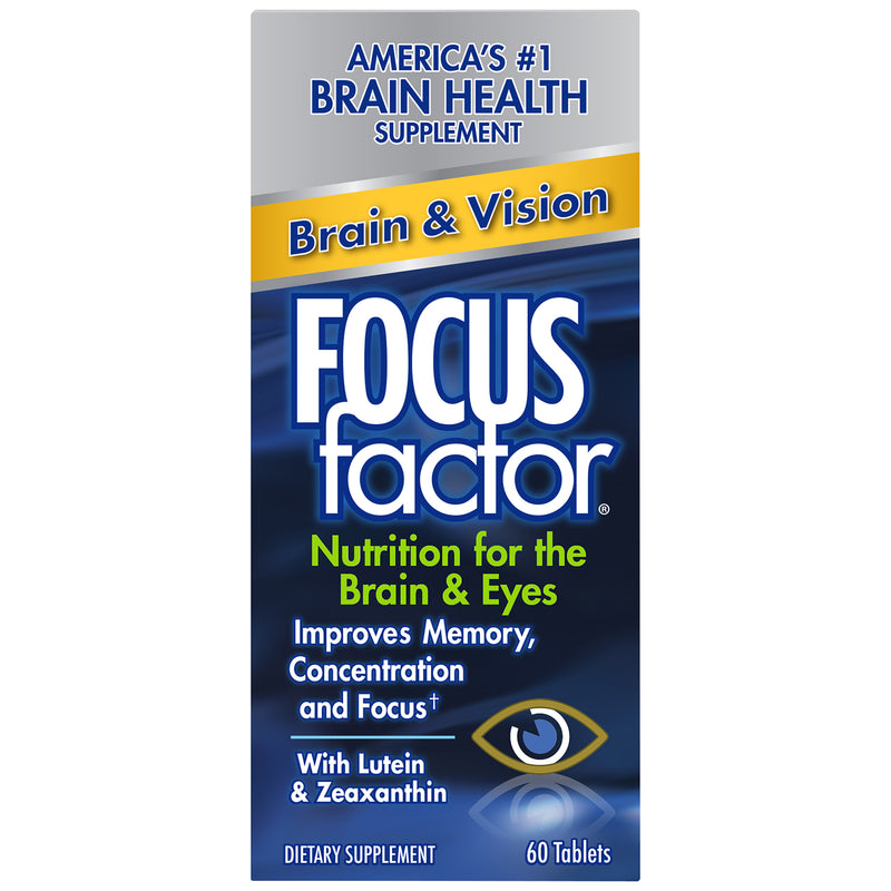 Focus Factor Focus Factor Extra Strength Tablets For Brain Health Vitamins & Supplements