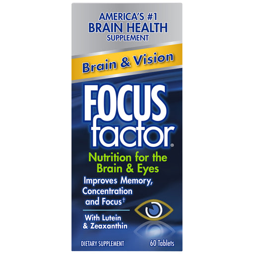 Focus Factor Focus Factor Extra Strength Tablets For Brain Health Vitamins & Supplements
