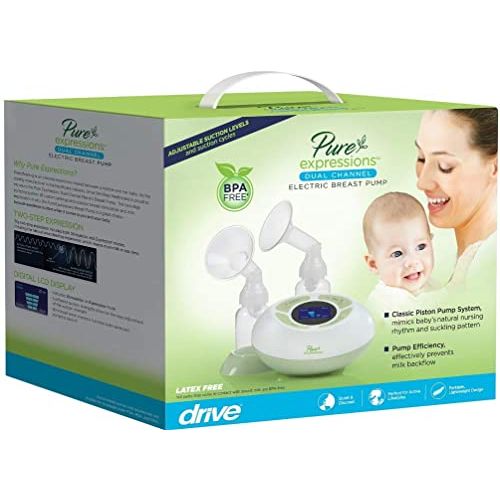 Drive Medical Drive Medical Pure Expressions Economy Dual Channel Electric Breast Pump Breast Pumps