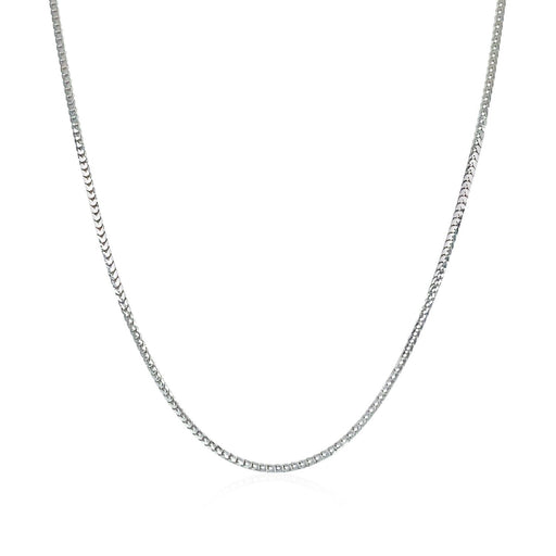 Bids.com 14k White Gold Franco Chain 0.9mm Necklaces